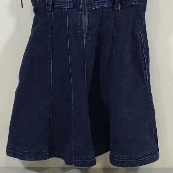 NEW!! Woman’s Free People Denim Pleated Dress Size S/P - Picture 6 of 7